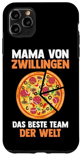 Mama Und Zwillinge Pizza Hülle für iPhone 11 Pro Max von Mutter Zwillingsmama Muttertag Zwillinge
