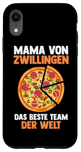 Mama Und Zwillinge Pizza Hülle für iPhone XR von Mutter Zwillingsmama Muttertag Zwillinge