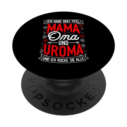 Muttertag Beste Mama Oma Uroma Familienliebe Uroma PopSockets mit austauschbarem PopGrip von Muttertag Beste Mama Geschenke & Designs