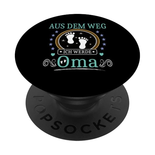 Aus dem Weg ich werde Oma Schwangerschafts Ankündigung Baby PopSockets Klebender PopGrip Aus dem Weg ich werde Oma Schwangerschafts Ankündigung Baby PopSockets Klebender PopGrip von Muttertagsgeschenk für Damen Geburtstagsgeschenk