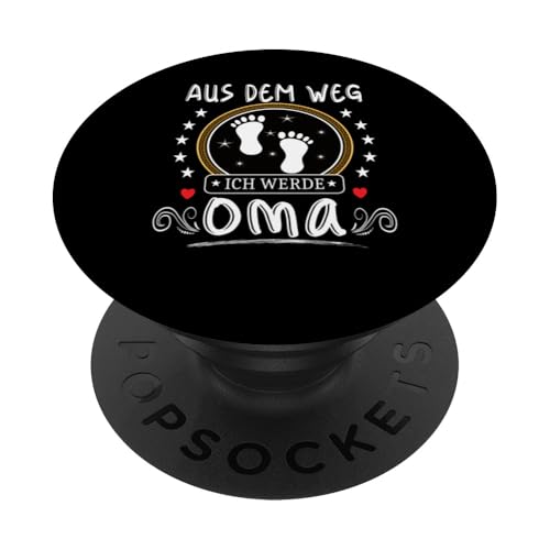 Aus dem Weg ich werde Oma Schwangerschafts Ankündigung Baby PopSockets Klebender PopGrip Aus dem Weg ich werde Oma Schwangerschafts Ankündigung Baby PopSockets Klebender PopGrip von Muttertagsgeschenk für Damen Geburtstagsgeschenk