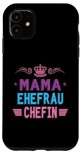 Beste Mama Ehefrau Chefin Lustig Muttertag Geschenkidee Frau Hülle für iPhone 11 Beste Mama Ehefrau Chefin Lustig Muttertag Geschenkidee Frau Hülle für iPhone 11 von Muttertagsgeschenk für Damen Geburtstagsgeschenk