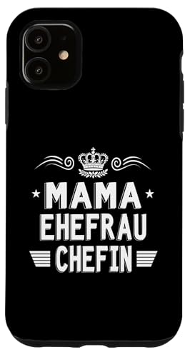 Beste Mama Ehefrau Chefin Lustig Muttertag Geschenkidee Frau Hülle für iPhone 11 Beste Mama Ehefrau Chefin Lustig Muttertag Geschenkidee Frau Hülle für iPhone 11 von Muttertagsgeschenk für Damen Geburtstagsgeschenk