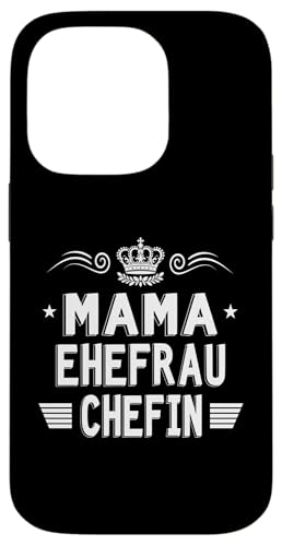 Beste Mama Ehefrau Chefin Lustig Muttertag Geschenkidee Frau Hülle für iPhone 14 Pro von Muttertagsgeschenk für Damen Geburtstagsgeschenk
