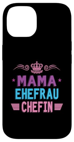 Beste Mama Ehefrau Chefin Lustig Muttertag Geschenkidee Frau Hülle für iPhone 14 Beste Mama Ehefrau Chefin Lustig Muttertag Geschenkidee Frau Hülle für iPhone 14 von Muttertagsgeschenk für Damen Geburtstagsgeschenk