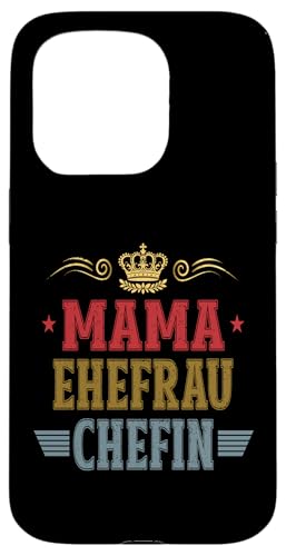 Beste Mama Ehefrau Chefin Lustig Muttertag Geschenkidee Frau Hülle für iPhone 15 Pro Beste Mama Ehefrau Chefin Lustig Muttertag Geschenkidee Frau Hülle für iPhone 15 Pro von Muttertagsgeschenk für Damen Geburtstagsgeschenk