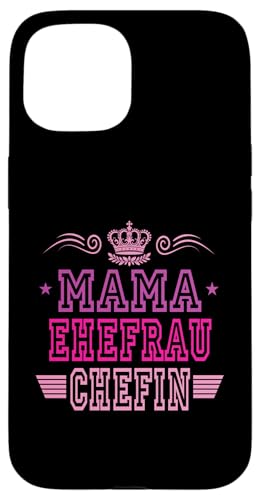 Beste Mama Ehefrau Chefin Lustig Muttertag Geschenkidee Frau Hülle für iPhone 15 Beste Mama Ehefrau Chefin Lustig Muttertag Geschenkidee Frau Hülle für iPhone 15 von Muttertagsgeschenk für Damen Geburtstagsgeschenk