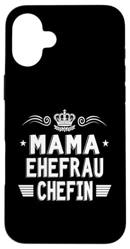 Beste Mama Ehefrau Chefin Lustig Muttertag Geschenkidee Frau Hülle für iPhone 16 Plus Beste Mama Ehefrau Chefin Lustig Muttertag Geschenkidee Frau Hülle für iPhone 16 Plus von Muttertagsgeschenk für Damen Geburtstagsgeschenk