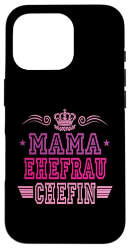 Beste Mama Ehefrau Chefin Lustig Muttertag Geschenkidee Frau Hülle für iPhone 16 Pro Beste Mama Ehefrau Chefin Lustig Muttertag Geschenkidee Frau Hülle für iPhone 16 Pro von Muttertagsgeschenk für Damen Geburtstagsgeschenk