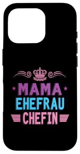 Beste Mama Ehefrau Chefin Lustig Muttertag Geschenkidee Frau Hülle für iPhone 16 Pro Beste Mama Ehefrau Chefin Lustig Muttertag Geschenkidee Frau Hülle für iPhone 16 Pro von Muttertagsgeschenk für Damen Geburtstagsgeschenk