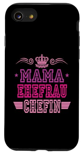 Beste Mama Ehefrau Chefin Lustig Muttertag Geschenkidee Frau Hülle für iPhone SE (2020) / 7 / 8 von Muttertagsgeschenk für Damen Geburtstagsgeschenk