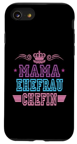 Beste Mama Ehefrau Chefin Lustig Muttertag Geschenkidee Frau Hülle für iPhone SE (2020) / 7 / 8 von Muttertagsgeschenk für Damen Geburtstagsgeschenk
