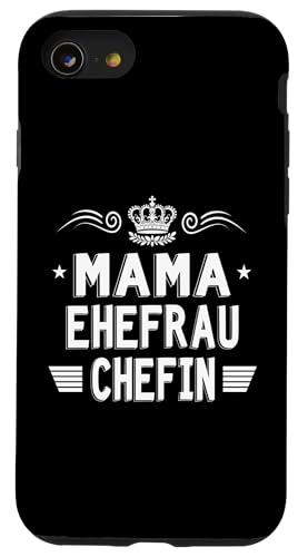 Beste Mama Ehefrau Chefin Lustig Muttertag Geschenkidee Frau Hülle für iPhone SE (2020) / 7 / 8 von Muttertagsgeschenk für Damen Geburtstagsgeschenk