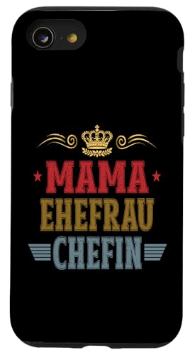 Beste Mama Ehefrau Chefin Lustig Muttertag Geschenkidee Frau Hülle für iPhone SE (2020) / 7 / 8 von Muttertagsgeschenk für Damen Geburtstagsgeschenk