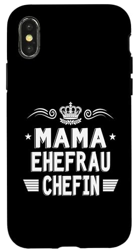 Beste Mama Ehefrau Chefin Lustig Muttertag Geschenkidee Frau Hülle für iPhone X/XS Beste Mama Ehefrau Chefin Lustig Muttertag Geschenkidee Frau Hülle für iPhone X/XS von Muttertagsgeschenk für Damen Geburtstagsgeschenk
