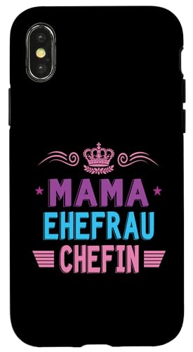 Beste Mama Ehefrau Chefin Lustig Muttertag Geschenkidee Frau Hülle für iPhone X/XS Beste Mama Ehefrau Chefin Lustig Muttertag Geschenkidee Frau Hülle für iPhone X/XS von Muttertagsgeschenk für Damen Geburtstagsgeschenk
