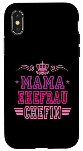 Beste Mama Ehefrau Chefin Lustig Muttertag Geschenkidee Frau Hülle für iPhone X/XS Beste Mama Ehefrau Chefin Lustig Muttertag Geschenkidee Frau Hülle für iPhone X/XS von Muttertagsgeschenk für Damen Geburtstagsgeschenk