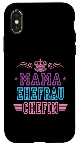 Beste Mama Ehefrau Chefin Lustig Muttertag Geschenkidee Frau Hülle für iPhone X/XS Beste Mama Ehefrau Chefin Lustig Muttertag Geschenkidee Frau Hülle für iPhone X/XS von Muttertagsgeschenk für Damen Geburtstagsgeschenk