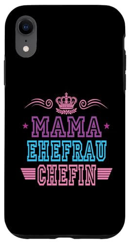 Beste Mama Ehefrau Chefin Lustig Muttertag Geschenkidee Frau Hülle für iPhone XR Beste Mama Ehefrau Chefin Lustig Muttertag Geschenkidee Frau Hülle für iPhone XR von Muttertagsgeschenk für Damen Geburtstagsgeschenk