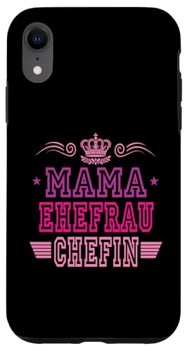 Beste Mama Ehefrau Chefin Lustig Muttertag Geschenkidee Frau Hülle für iPhone XR Beste Mama Ehefrau Chefin Lustig Muttertag Geschenkidee Frau Hülle für iPhone XR von Muttertagsgeschenk für Damen Geburtstagsgeschenk