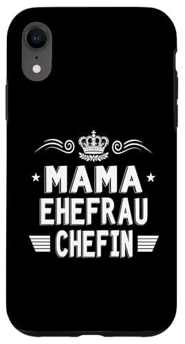 Beste Mama Ehefrau Chefin Lustig Muttertag Geschenkidee Frau Hülle für iPhone XR Beste Mama Ehefrau Chefin Lustig Muttertag Geschenkidee Frau Hülle für iPhone XR von Muttertagsgeschenk für Damen Geburtstagsgeschenk