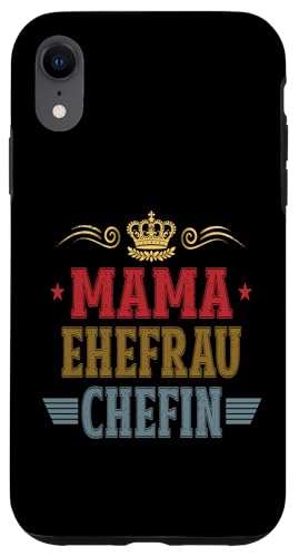 Beste Mama Ehefrau Chefin Lustig Muttertag Geschenkidee Frau Hülle für iPhone XR Beste Mama Ehefrau Chefin Lustig Muttertag Geschenkidee Frau Hülle für iPhone XR von Muttertagsgeschenk für Damen Geburtstagsgeschenk