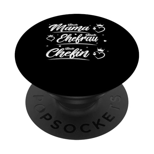 Beste Mama Ehefrau Chefin Lustig Muttertag Geschenkidee Frau PopSockets Klebender PopGrip Beste Mama Ehefrau Chefin Lustig Muttertag Geschenkidee Frau PopSockets Klebender PopGrip von Muttertagsgeschenk für Damen Geburtstagsgeschenk