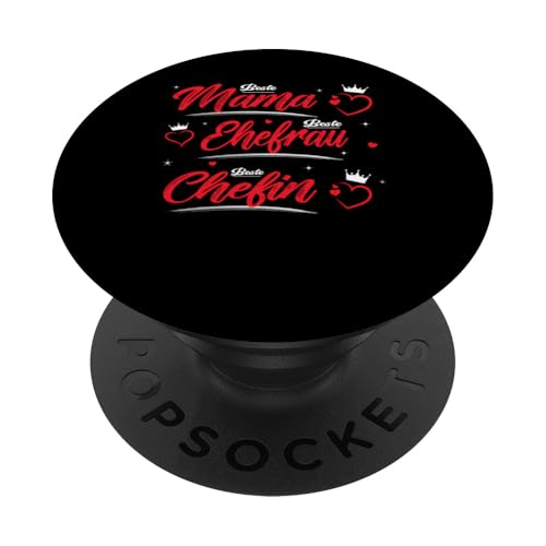 Beste Mama Ehefrau Chefin Lustig Muttertag Geschenkidee Frau PopSockets Klebender PopGrip Beste Mama Ehefrau Chefin Lustig Muttertag Geschenkidee Frau PopSockets Klebender PopGrip von Muttertagsgeschenk für Damen Geburtstagsgeschenk
