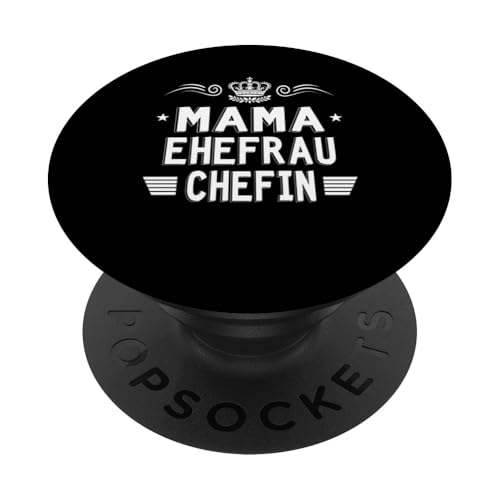 Beste Mama Ehefrau Chefin Lustig Muttertag Geschenkidee Frau PopSockets Klebender PopGrip Beste Mama Ehefrau Chefin Lustig Muttertag Geschenkidee Frau PopSockets Klebender PopGrip von Muttertagsgeschenk für Damen Geburtstagsgeschenk