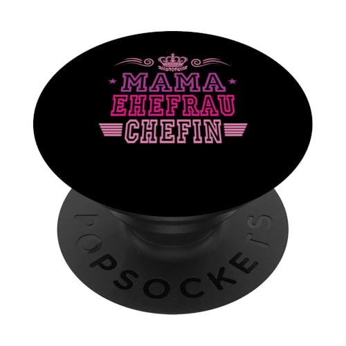 Beste Mama Ehefrau Chefin Lustig Muttertag Geschenkidee Frau PopSockets Klebender PopGrip Beste Mama Ehefrau Chefin Lustig Muttertag Geschenkidee Frau PopSockets Klebender PopGrip von Muttertagsgeschenk für Damen Geburtstagsgeschenk