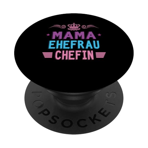 Beste Mama Ehefrau Chefin Lustig Muttertag Geschenkidee Frau PopSockets Klebender PopGrip Beste Mama Ehefrau Chefin Lustig Muttertag Geschenkidee Frau PopSockets Klebender PopGrip von Muttertagsgeschenk für Damen Geburtstagsgeschenk