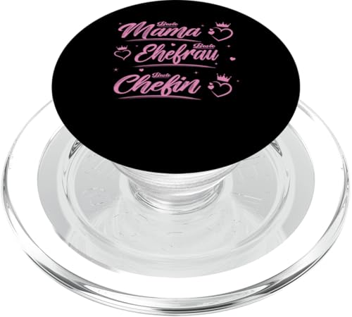 Beste Mama Ehefrau Chefin Lustig Muttertag Geschenkidee Frau PopSockets PopGrip für MagSafe Beste Mama Ehefrau Chefin Lustig Muttertag Geschenkidee Frau PopSockets PopGrip für MagSafe von Muttertagsgeschenk für Damen Geburtstagsgeschenk