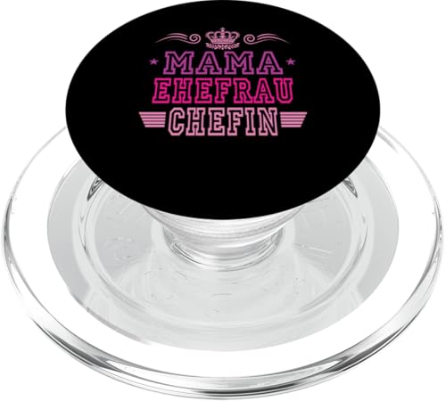 Beste Mama Ehefrau Chefin Lustig Muttertag Geschenkidee Frau PopSockets PopGrip für MagSafe Beste Mama Ehefrau Chefin Lustig Muttertag Geschenkidee Frau PopSockets PopGrip für MagSafe von Muttertagsgeschenk für Damen Geburtstagsgeschenk