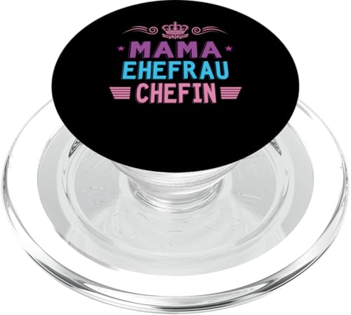 Beste Mama Ehefrau Chefin Lustig Muttertag Geschenkidee Frau PopSockets PopGrip für MagSafe Beste Mama Ehefrau Chefin Lustig Muttertag Geschenkidee Frau PopSockets PopGrip für MagSafe von Muttertagsgeschenk für Damen Geburtstagsgeschenk