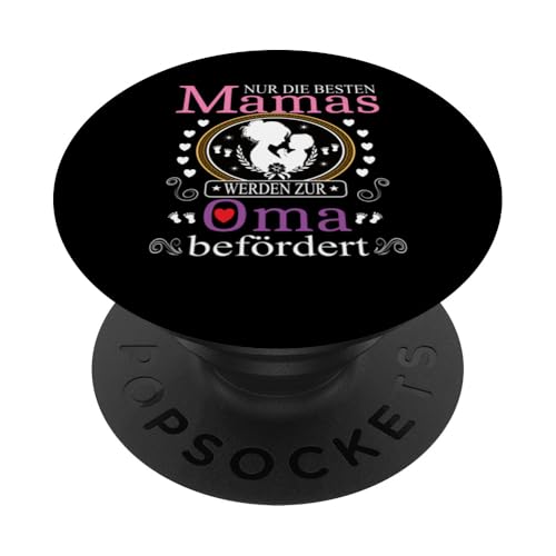 Mama Nur die Besten Mütter Werden Zur Oma Befördert Damen PopSockets Klebender PopGrip Mama Nur die Besten Mütter Werden Zur Oma Befördert Damen PopSockets Klebender PopGrip von Muttertagsgeschenk für Damen Geburtstagsgeschenk