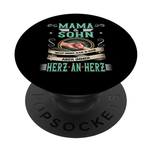 Mama und Sohn Muttertag Geburtstag Geschenkidee Partnerlook PopSockets Klebender PopGrip Mama und Sohn Muttertag Geburtstag Geschenkidee Partnerlook PopSockets Klebender PopGrip von Muttertagsgeschenk für Damen Geburtstagsgeschenk