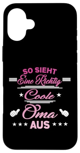 So sieht eine richtig coole Oma aus Lustig Muttertag Omi Hülle für iPhone 16 Plus So sieht eine richtig coole Oma aus Lustig Muttertag Omi Hülle für iPhone 16 Plus von Muttertagsgeschenk für Damen Oma Beste Oma