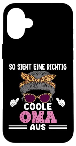 So sieht eine richtig coole Oma aus Lustig Muttertag Omi Hülle für iPhone 16 Plus So sieht eine richtig coole Oma aus Lustig Muttertag Omi Hülle für iPhone 16 Plus von Muttertagsgeschenk für Damen Oma Beste Oma