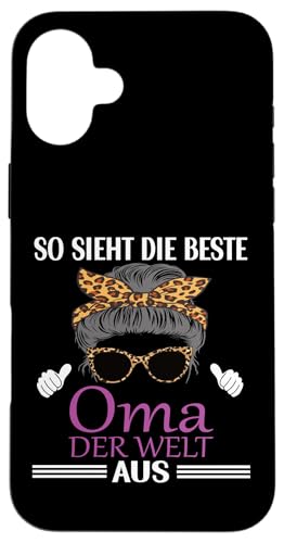 So sieht eine richtig coole Oma aus Lustig Muttertag Omi Hülle für iPhone 16 Plus So sieht eine richtig coole Oma aus Lustig Muttertag Omi Hülle für iPhone 16 Plus von Muttertagsgeschenk für Damen Oma Beste Oma