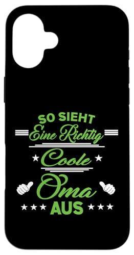 So sieht eine richtig coole Oma aus Lustig Muttertag Omi Hülle für iPhone 16 Plus So sieht eine richtig coole Oma aus Lustig Muttertag Omi Hülle für iPhone 16 Plus von Muttertagsgeschenk für Damen Oma Beste Oma