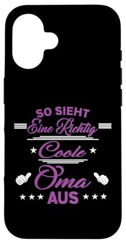 So sieht eine richtig coole Oma aus Lustig Muttertag Omi Hülle für iPhone 16 So sieht eine richtig coole Oma aus Lustig Muttertag Omi Hülle für iPhone 16 von Muttertagsgeschenk für Damen Oma Beste Oma