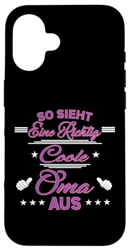 So sieht eine richtig coole Oma aus Lustig Muttertag Omi Hülle für iPhone 16 So sieht eine richtig coole Oma aus Lustig Muttertag Omi Hülle für iPhone 16 von Muttertagsgeschenk für Damen Oma Beste Oma