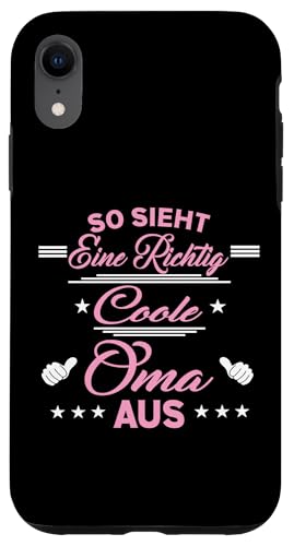 So sieht eine richtig coole Oma aus Lustig Muttertag Omi Hülle für iPhone XR So sieht eine richtig coole Oma aus Lustig Muttertag Omi Hülle für iPhone XR von Muttertagsgeschenk für Damen Oma Beste Oma