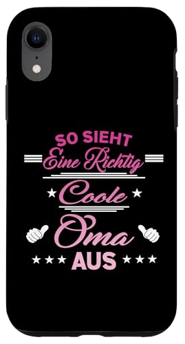 So sieht eine richtig coole Oma aus Lustig Muttertag Omi Hülle für iPhone XR So sieht eine richtig coole Oma aus Lustig Muttertag Omi Hülle für iPhone XR von Muttertagsgeschenk für Damen Oma Beste Oma