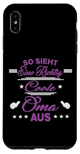 So sieht eine richtig coole Oma aus Lustig Muttertag Omi Hülle für iPhone XS Max So sieht eine richtig coole Oma aus Lustig Muttertag Omi Hülle für iPhone XS Max von Muttertagsgeschenk für Damen Oma Beste Oma