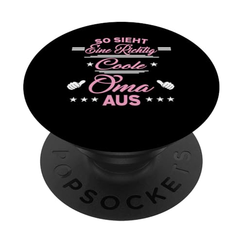 So sieht eine richtig coole Oma aus Lustig Muttertag Omi PopSockets Klebender PopGrip So sieht eine richtig coole Oma aus Lustig Muttertag Omi PopSockets Klebender PopGrip von Muttertagsgeschenk für Damen Oma Beste Oma