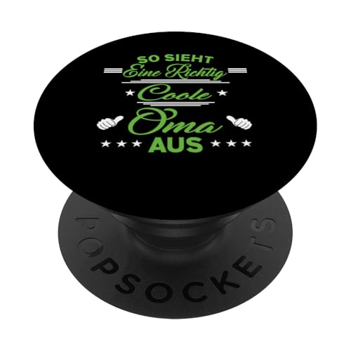 So sieht eine richtig coole Oma aus Lustig Muttertag Omi PopSockets Klebender PopGrip So sieht eine richtig coole Oma aus Lustig Muttertag Omi PopSockets Klebender PopGrip von Muttertagsgeschenk für Damen Oma Beste Oma