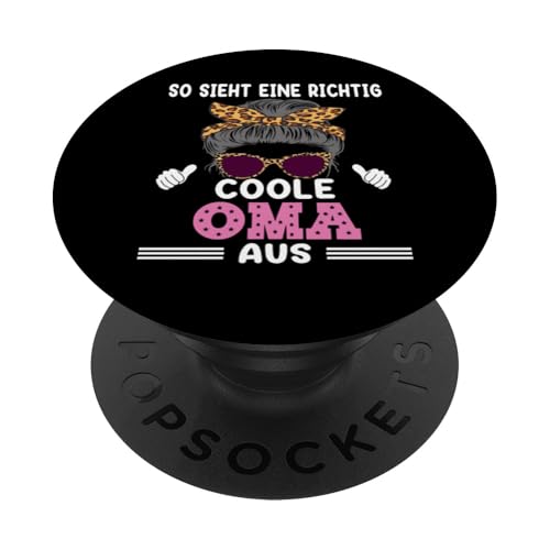 So sieht eine richtig coole Oma aus Lustig Muttertag Omi PopSockets Klebender PopGrip So sieht eine richtig coole Oma aus Lustig Muttertag Omi PopSockets Klebender PopGrip von Muttertagsgeschenk für Damen Oma Beste Oma