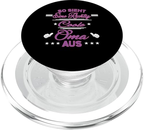 So sieht eine richtig coole Oma aus Lustig Muttertag Omi PopSockets PopGrip für MagSafe So sieht eine richtig coole Oma aus Lustig Muttertag Omi PopSockets PopGrip für MagSafe von Muttertagsgeschenk für Damen Oma Beste Oma