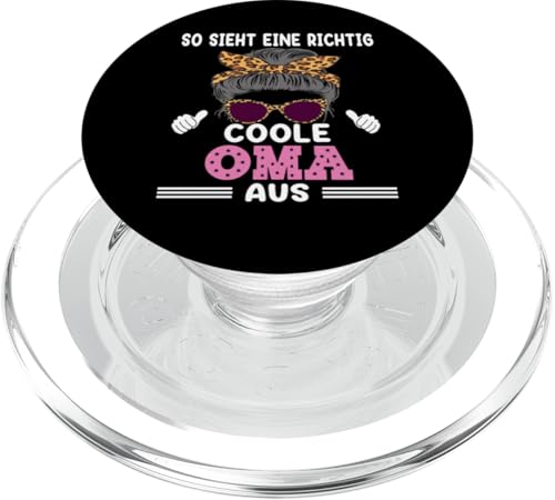So sieht eine richtig coole Oma aus Lustig Muttertag Omi PopSockets PopGrip für MagSafe So sieht eine richtig coole Oma aus Lustig Muttertag Omi PopSockets PopGrip für MagSafe von Muttertagsgeschenk für Damen Oma Beste Oma